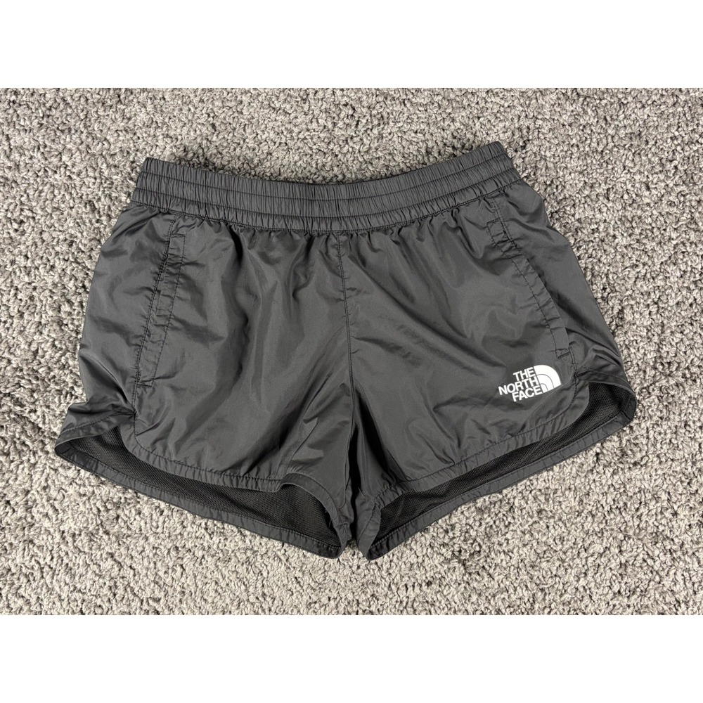 The North Face Womens WindWall Flyweight Running Shorts Black Small